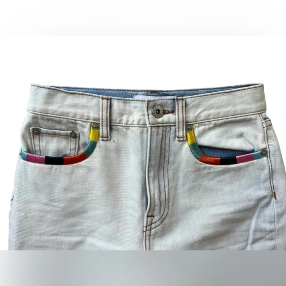 Excellent condition Something Navy straight leg jeans from Revolve size 00 - Picture 5 of 7